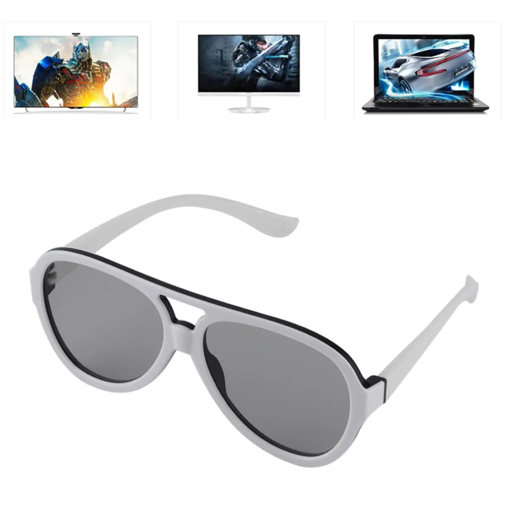 Passive 3D Glasses with Polarized Plastic Lenses for TV Cinema Movie Fashion | Электроника