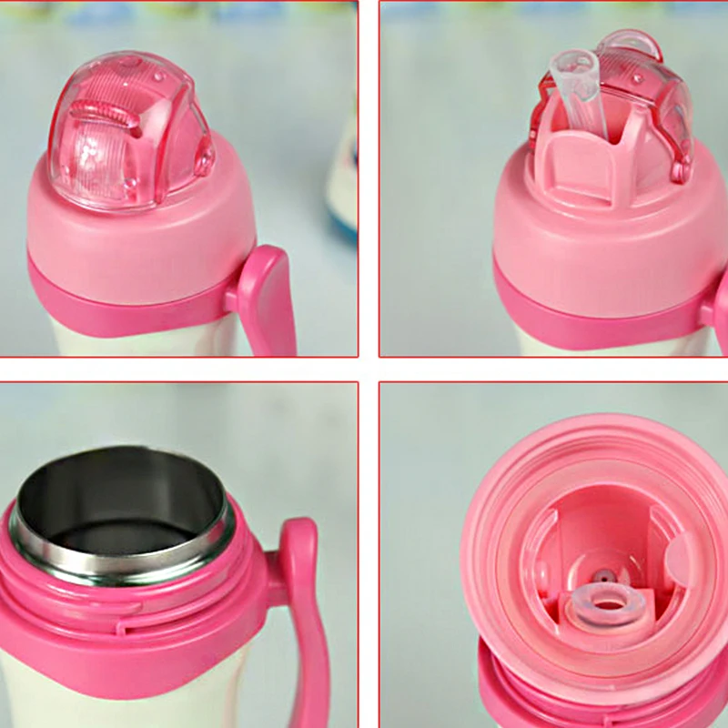 Кружка с рисунком из мультфильма PINKAH 304 нержавеющая сталь Детские соломинки