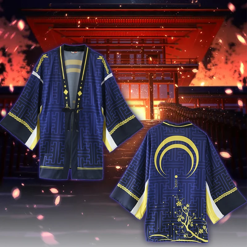 Костюм для косплея аниме Touken Ranbu Online Mikazuki Munechika шифоновая накидка банный халат