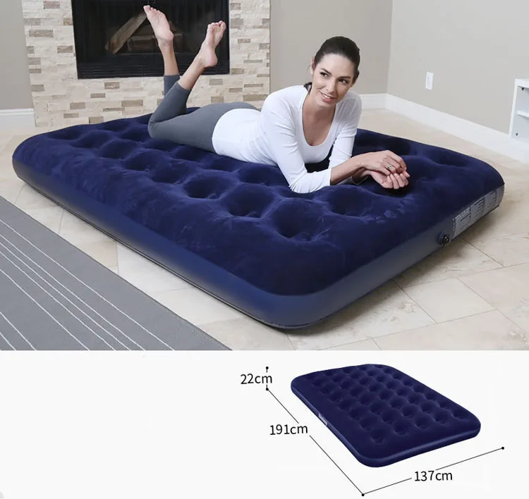 67002 137*190*25CM Air Mattress Air Bed Camping Mat Picnic Mat Sleeping Pad Colchoneta Inflatable Bed With Electric Pump