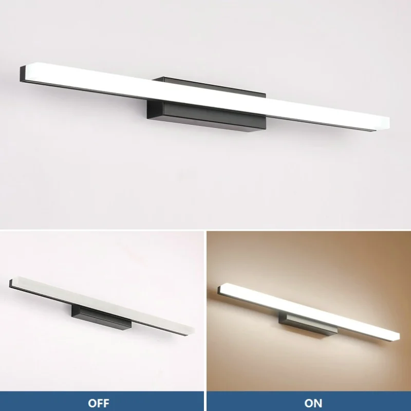 Led Cosmetic Mirror lamp 39-49CM Modern Bathroom Wall Light Waterproof Vanity Cabinet lights Aluminium Indoor sconce Lighting | Лампы и