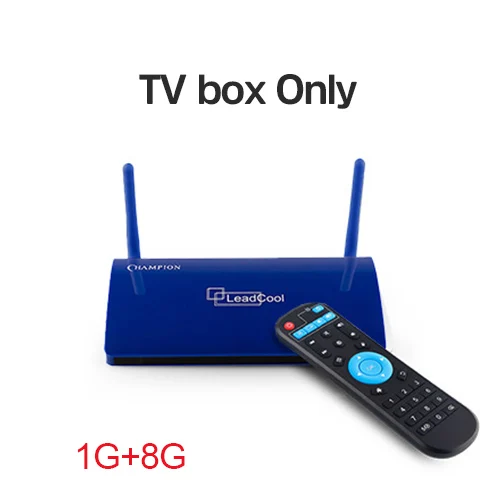 1G 8G B Leadcool Smart Tv Box Android 8,1 Rockchip RK3229 Cortex-A7 Четырехъядерный 4K медиаплеер 2,4 ГГц Wifi 100 м LAN Leadcool телеприставка - Цвет: 1G 8G B