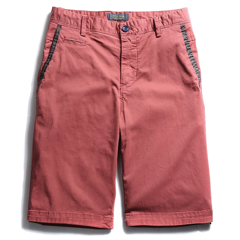 Рубашки домашние Для мужчин тренировки шорты Homme новых брендов Cargo Short Стиль Для мужчин s военные летние брюки высокое качество F12 - Цвет: PINK