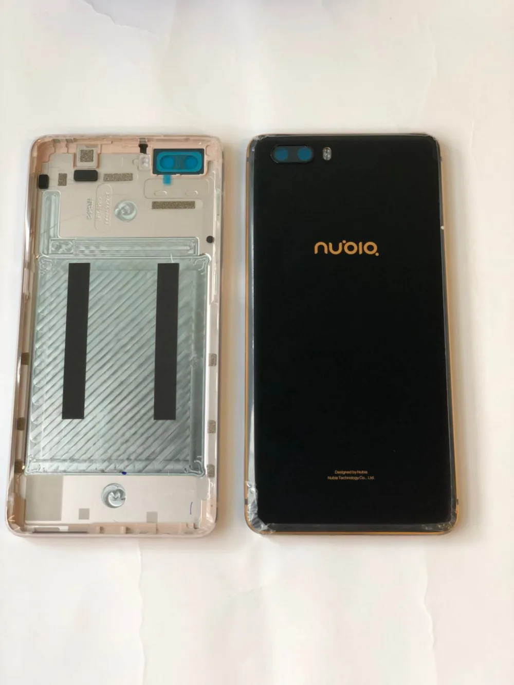 Новая задняя панель корпуса Дверь для zte nubia M2 NX551J стеклянная крышка батареи задняя крышка Корпус Запасные части
