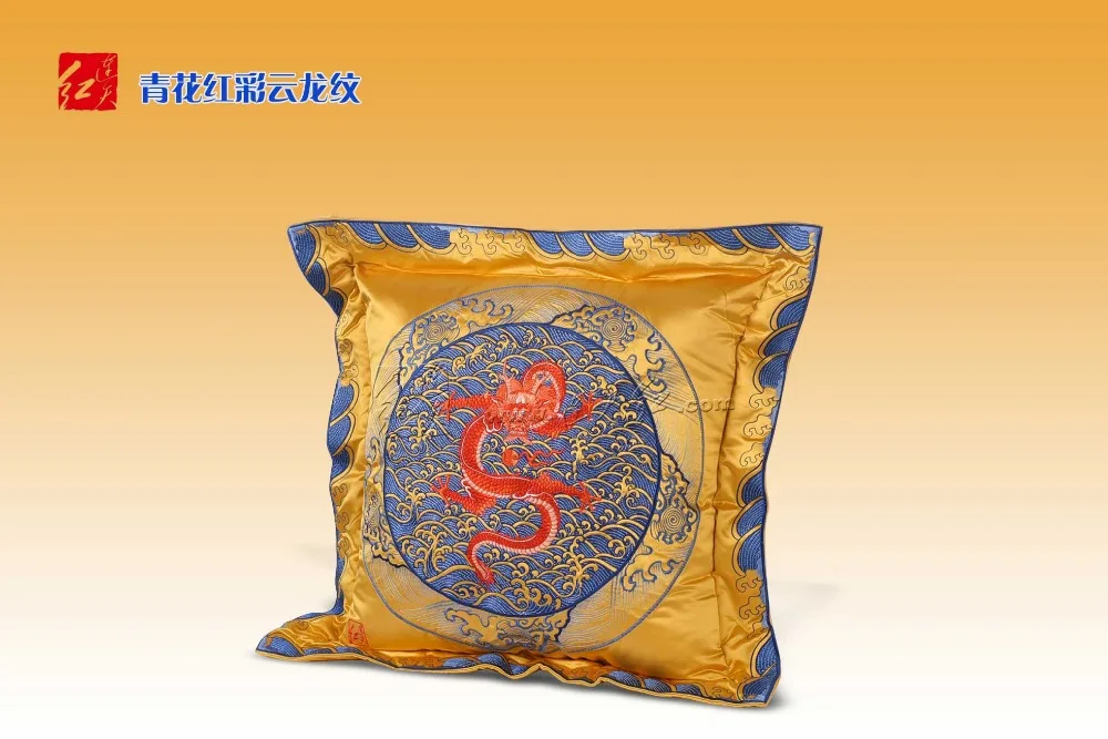 Наполнитель из 100% шелка подушка для гостиной Китайская классическая радостная