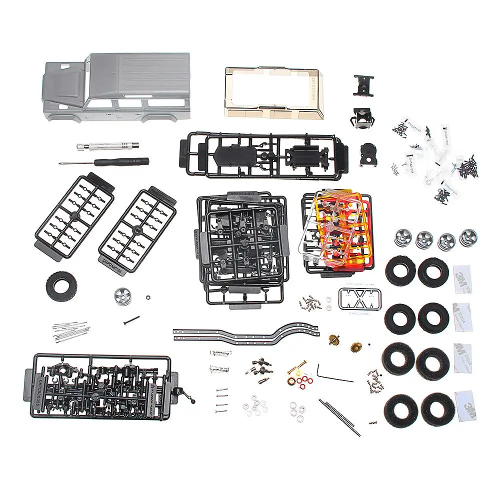 Orlandoo-Hunter OH32A03 1/32 DIY Kit Неокрашенный RC автомобиль Рок Гусеничный w/электронные части новое поступление