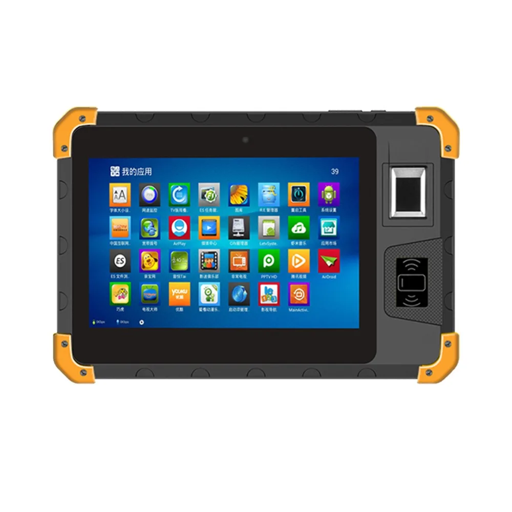 Industrial Rugged 3G / 4G Smart 8 Inch Biometric Fingerprint Scanner Android Tablet PC HCC-Z200
