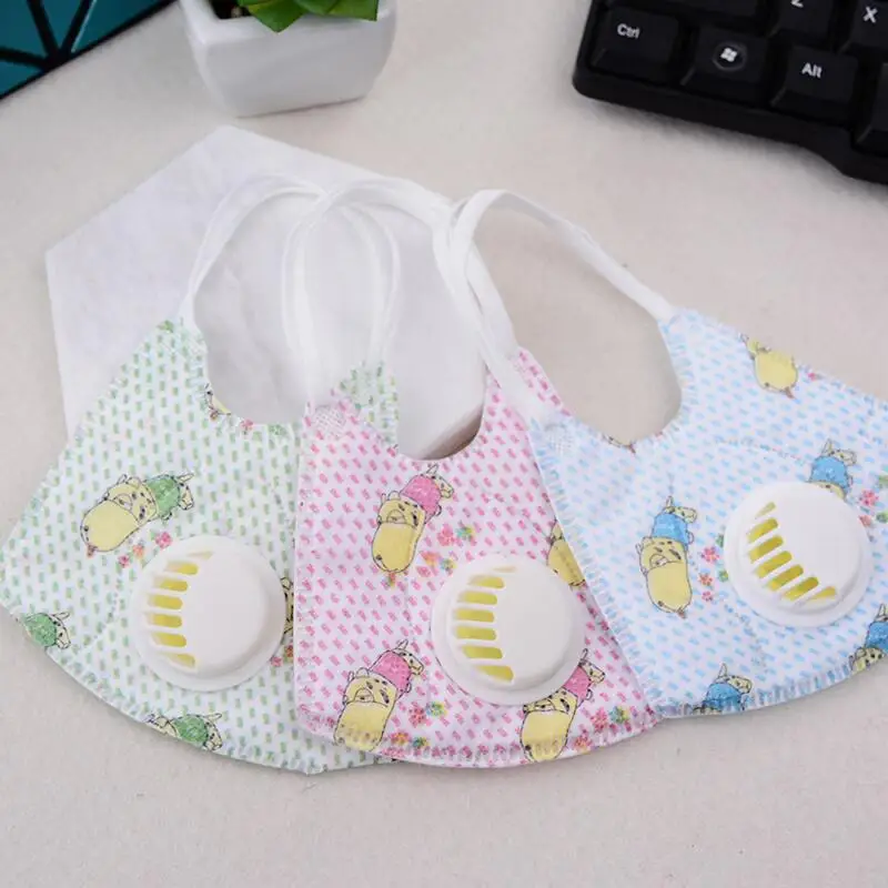 30 шт. собака дизайн ребенка PM2.5 рот Маска Дети дыхательный клапан анти дымка