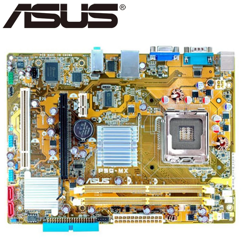 Материнская плата Asus P5G-MX для настольного ПК 945GC разъем LGA 775 Core2 Duo Pentium D/4 Celeron D DDR2 4G