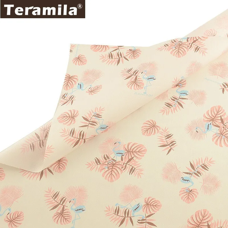 Терамила дизайн животных 100% хлопок Twill Ткань метр DIY лоскутное платье Tissus