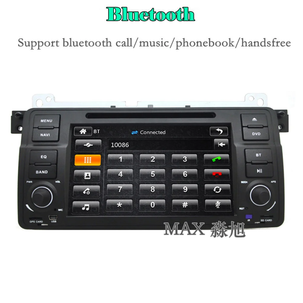 MAX автомобильный Радио gps навигационная система для BMW E46 M3 Bluetooth Вызов/Музыка