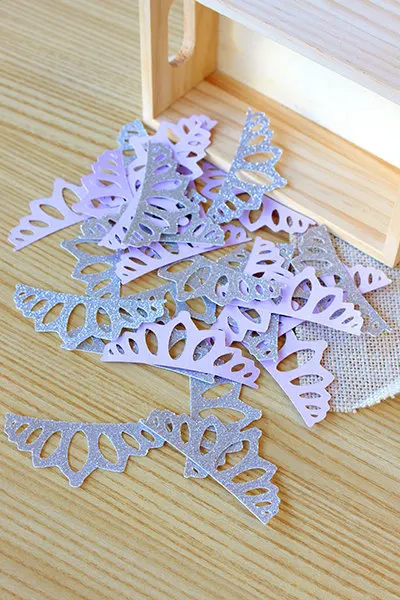 

Princess Party Invitation Stuffer - Crown birthday table confettis wedding scatters bridal shower Scrapbooking Embellishment