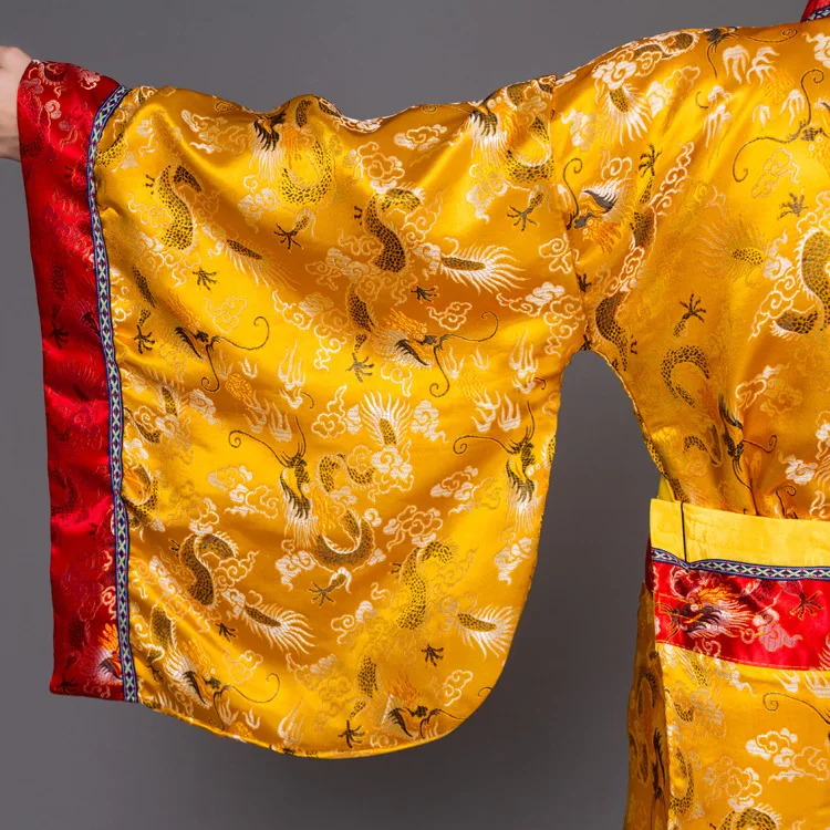 Новинка 2019 3 цвета костюм для взрослых китайское платье ханьфу Мужская