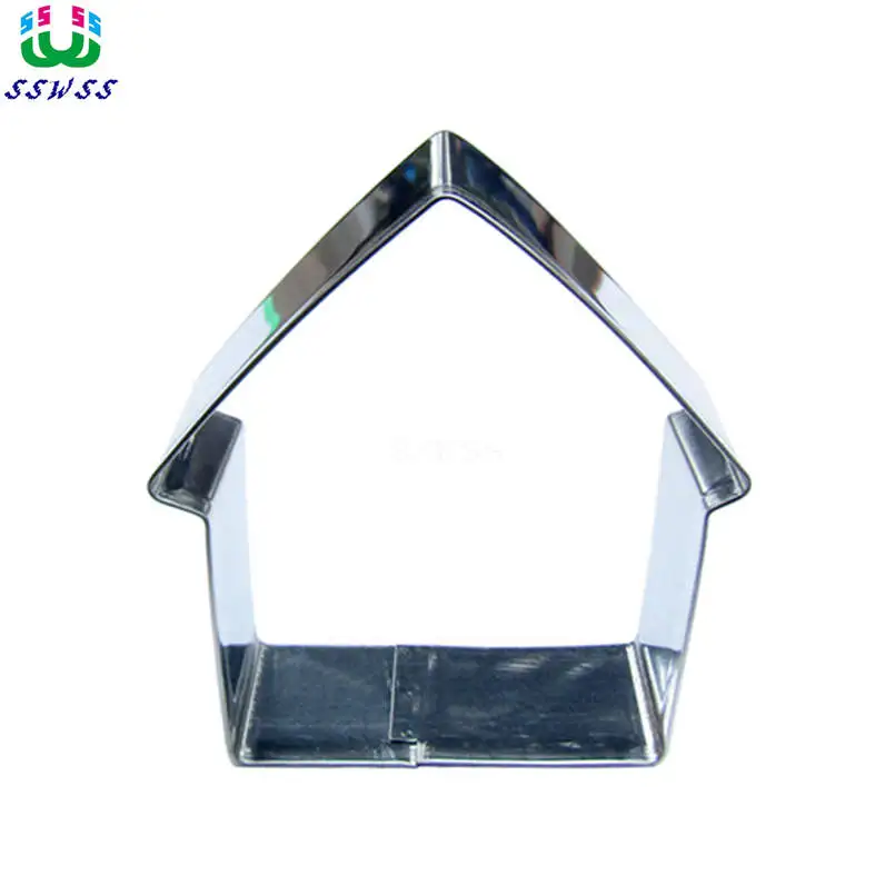 Прямые продажи потертый дом формы торта украшения помадки резаки инструменты