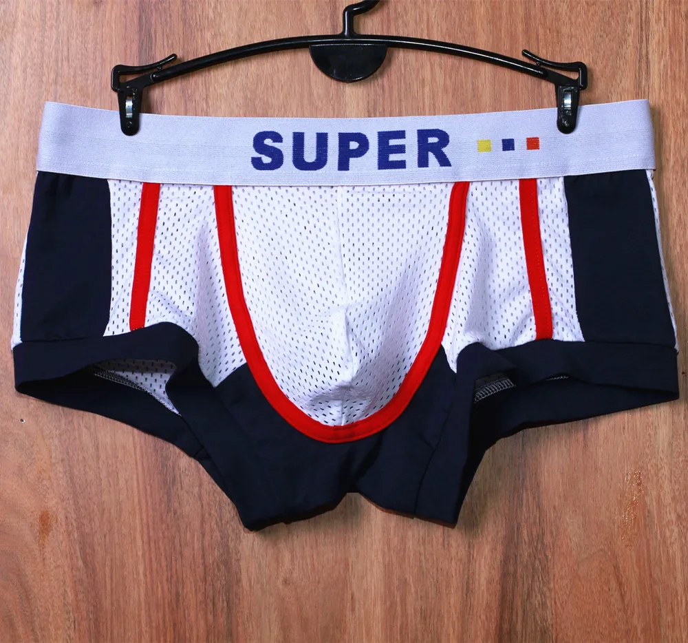 Superbody сексуальное мужское нижнее белье боксеры u образный дизайн сумка для пениса