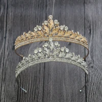 hot wedding bridal crystal prom princess hair tiara crown hair accessories 2018 hot sale