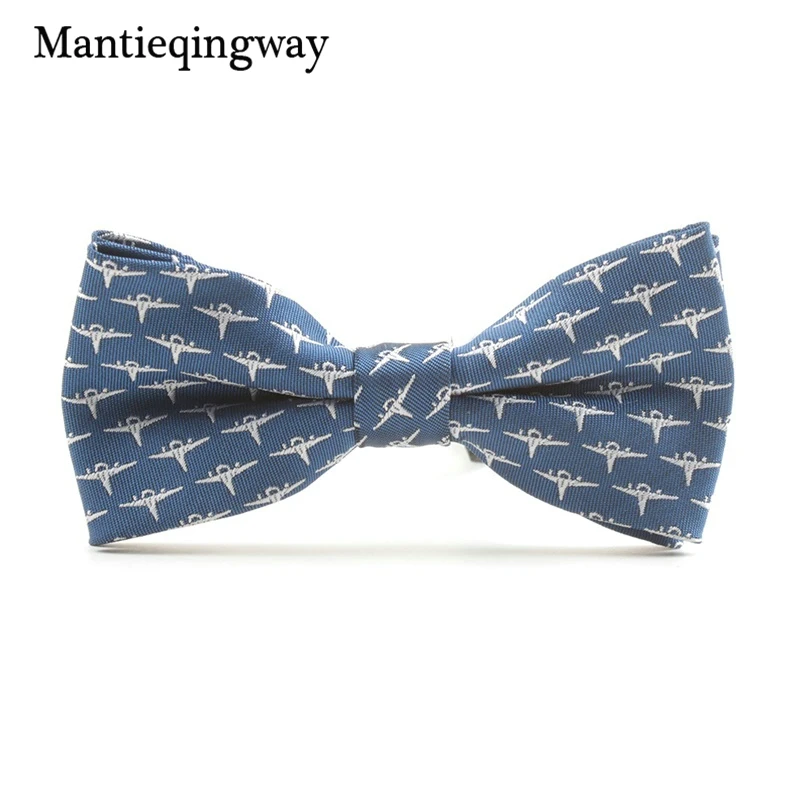 Mantieqingway/Детский Рождественский галстук бабочка из полиэстера с мультяшным