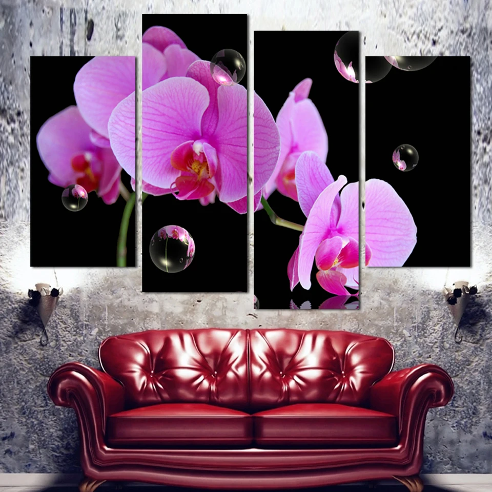 Модная новинка 4 шт. лидер продаж Современная Картина на холсте настенное