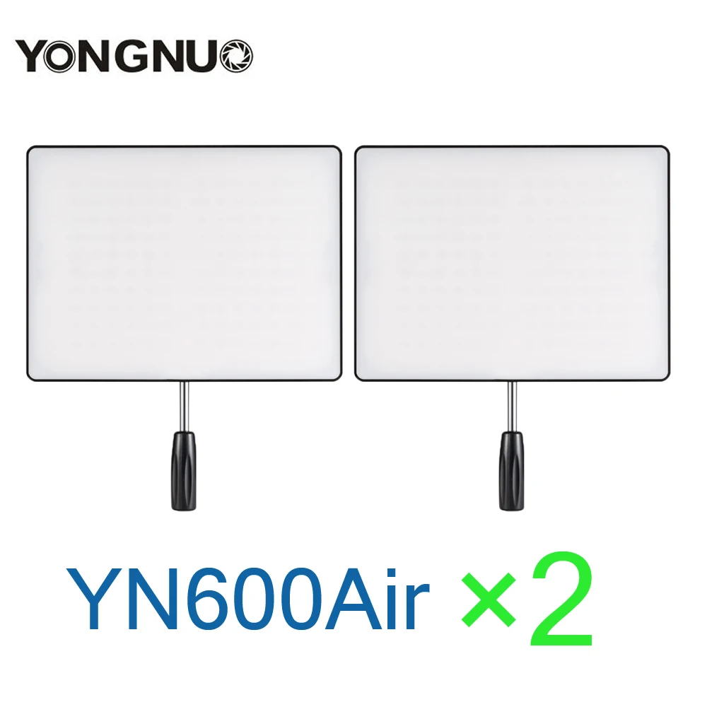Ультратонкая светодиодная камера YONGNUO YN 600 Air YN600 2 шт. панель для видеосъемки 3200 K
