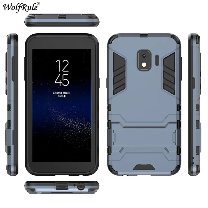 Чехол для Samsung Galaxy J2 Core TPU и PC Holder Bumper чехол телефона 5''|Бамперы| |