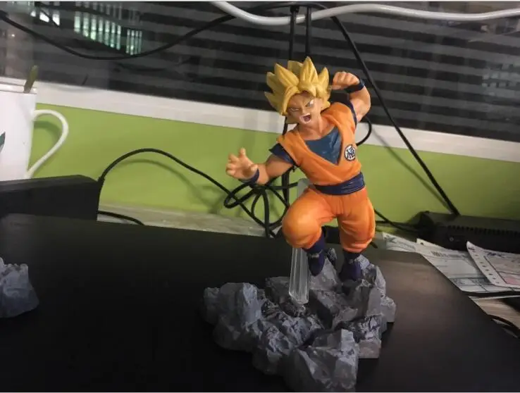 Аниме Dragon Ball Z GT Super Saiyan Son Gokou фигурки/Фриза/ГОКу ПВХ Стрекоза подарок 2019 | Игрушки и