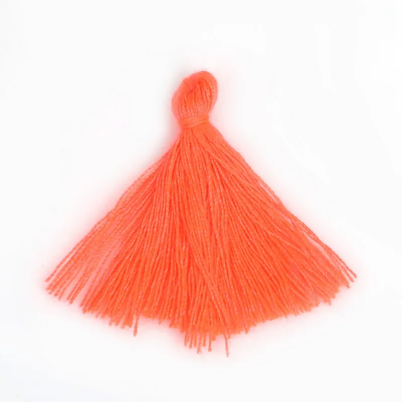 50 шт./лот 27 мм хлопковая кисточка витационные шелковые атласные кисточки