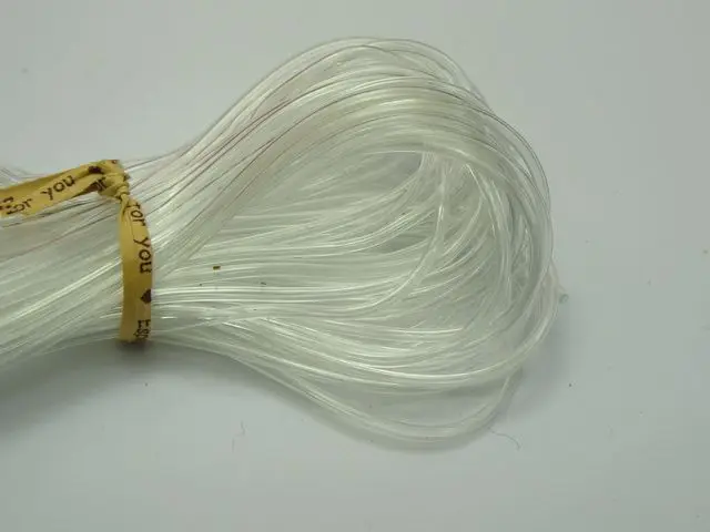 Оптовая цена от производителя 20 метров 2 мм прозрачные полые резиновые трубки