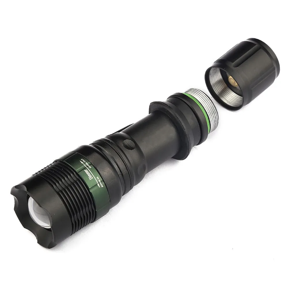 

New 1 PCS 10000LM Zoomable XM-L T6 LED Flashlight Torch Super Bright Light P10