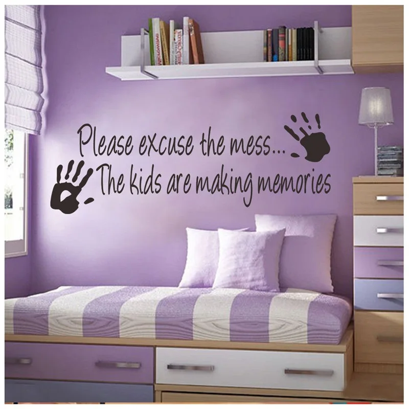 

Прошу извинить беспорядок дети making memories настенная наклейка со словами наклейка