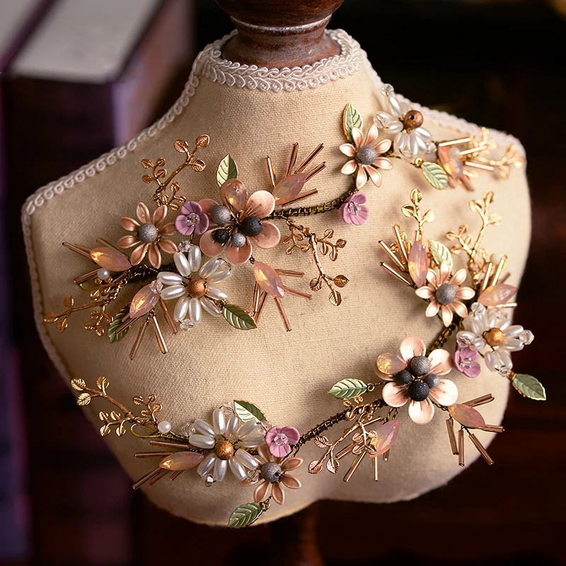 Милые стразы для волос в стиле барокко, свадебные заколки для волос с кристаллами, свадебные аксессуары для волос, вечерние украшения для волос