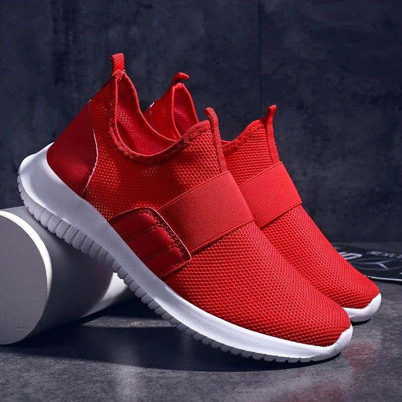 Новинка Лидер продаж мужские удобные кроссовки для бега легкая дышащая сетчатая