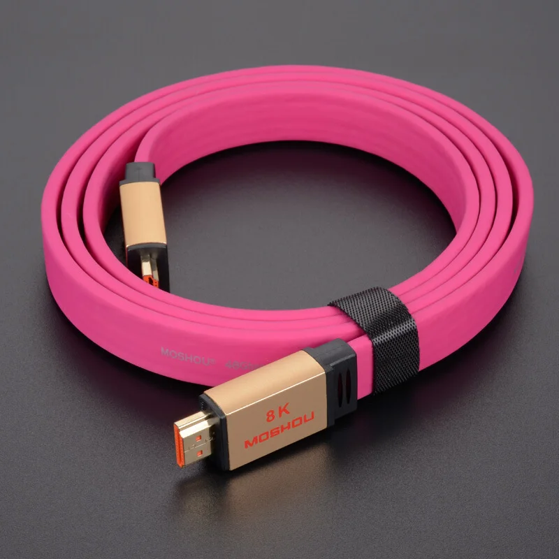 Высокопрочный кабель HD 2 1 Ultra-HD (UHD) 8K 48 Гб/с с аудио и Ethernet совместимый HDMI шнур 10 м 15