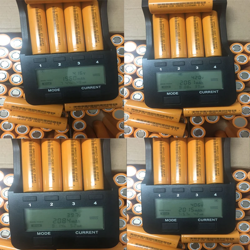8-40 шт перезаряжаемая 18650 батарея 2100mAh литий-ионные батареи 3,7 V для samsung 18650 литиевая батарея для фонарика ноутбука игрушка