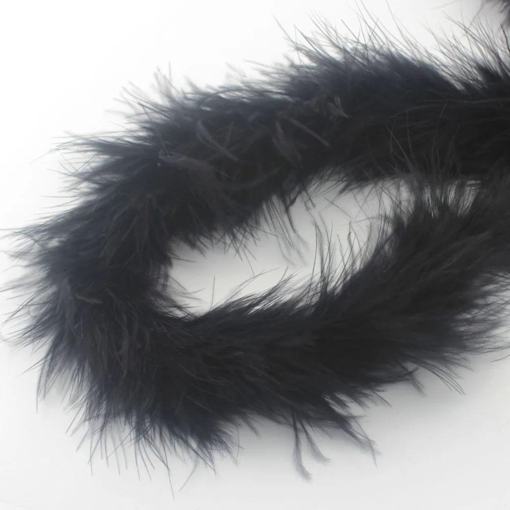 Полоска для волос из натурального пера индейки 190 см | Украшения и аксессуары