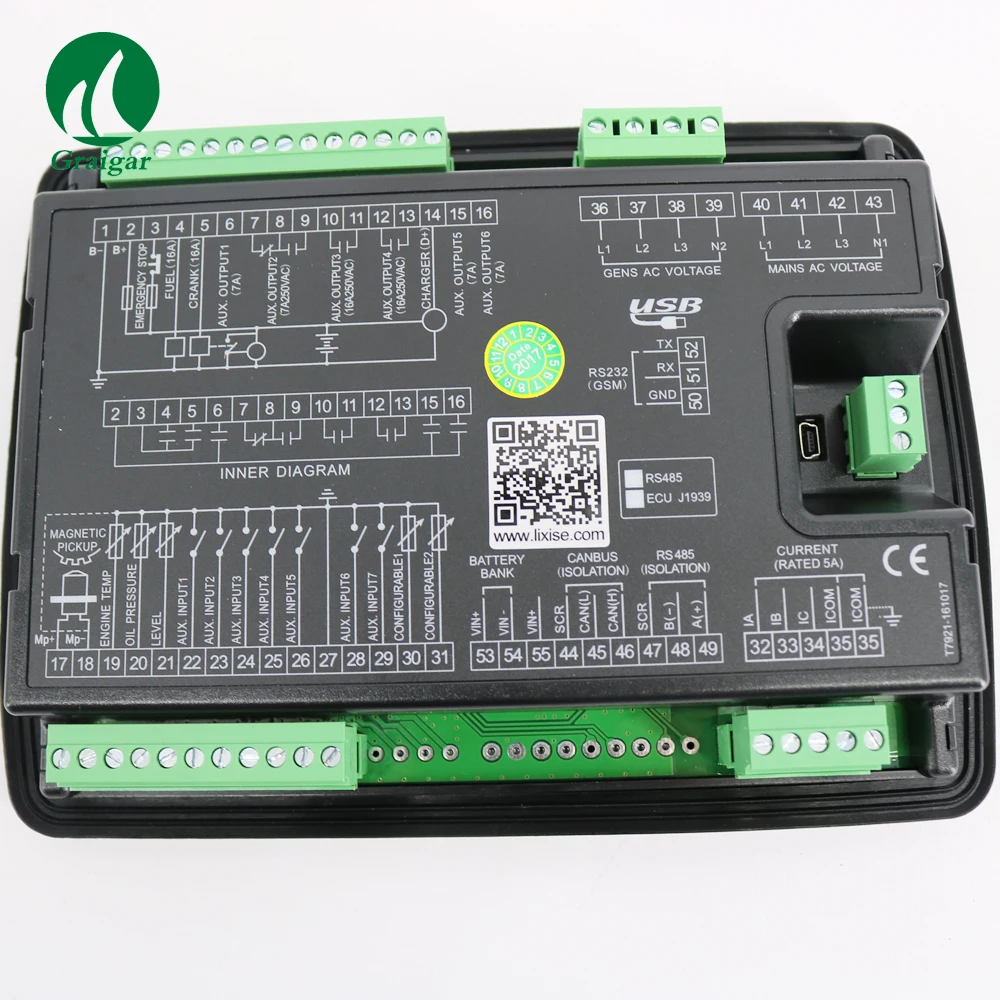 Новая панель управления генератором LIXiSE LXC6110E|generator control panel|diesel generator paneldiesel controller |
