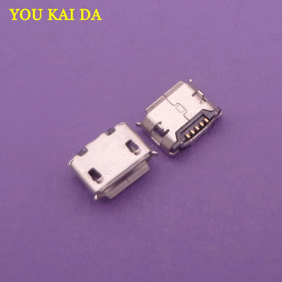 100 шт./лот 5pin micro mini usb разъем зарядное устройство порт Гнездо v8 док станция для