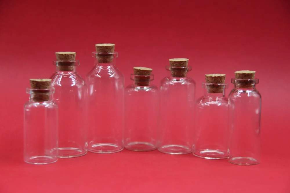 100pcs 30*55mm 23ml glass bottle drift bottles message vial Christmas gift wedding decor jar jewelry pendant DIY | Украшения и