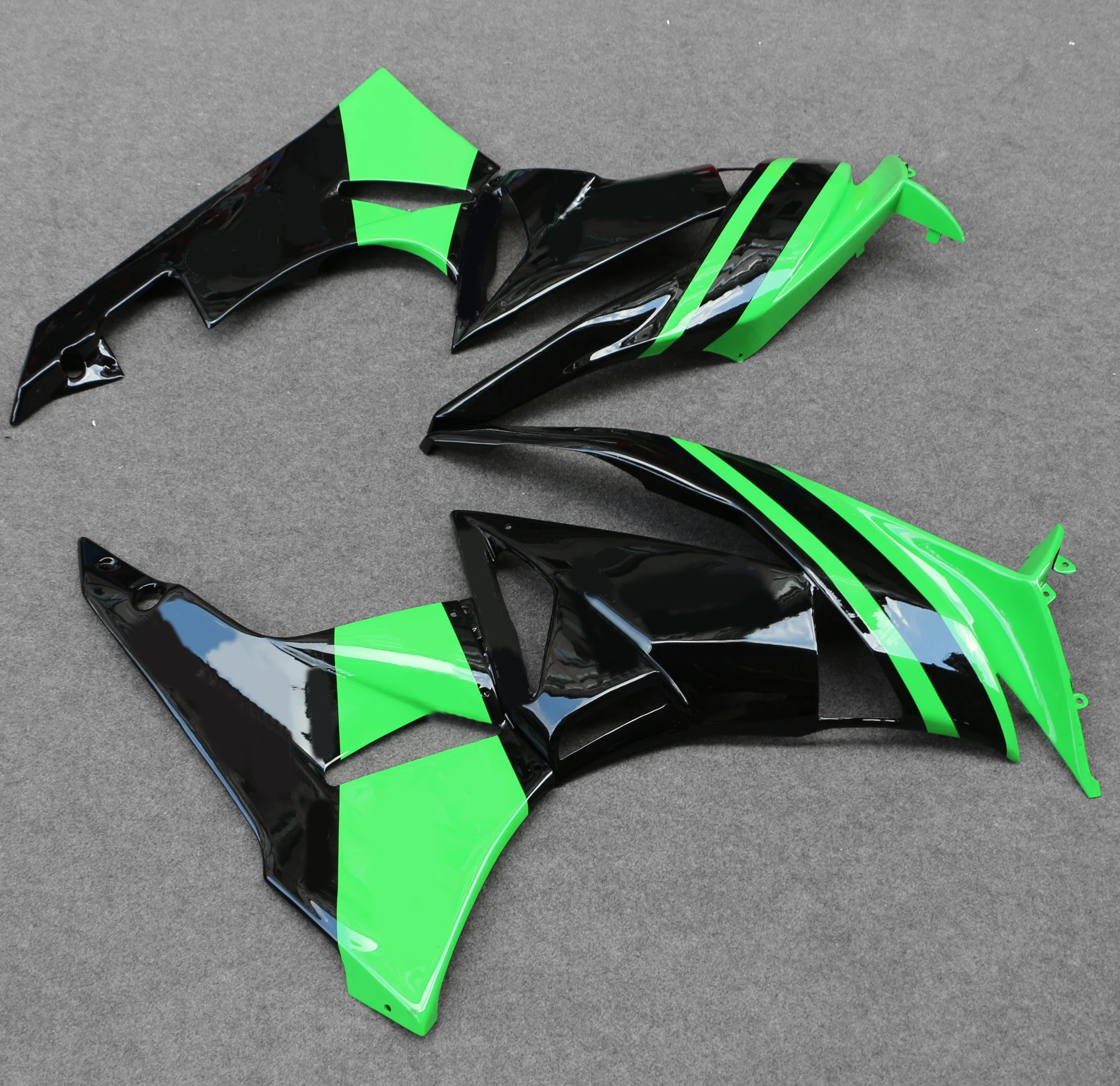 

Bodywork Panel Upper Half Fairing Low Belly Pan Fit for 2009-2012 Kawasaki ZX6R