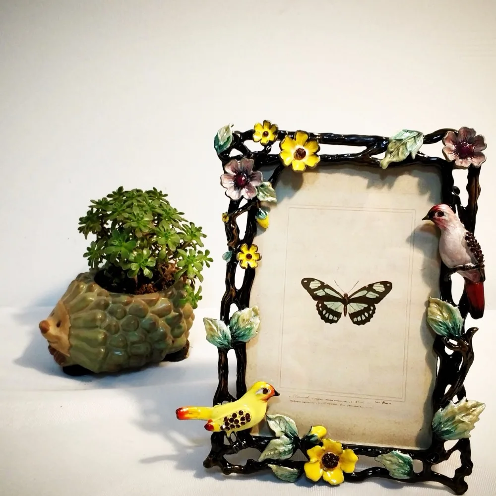 Большая распродажа новинка 4x6 дюймов европейский стиль цветок горный хрусталь