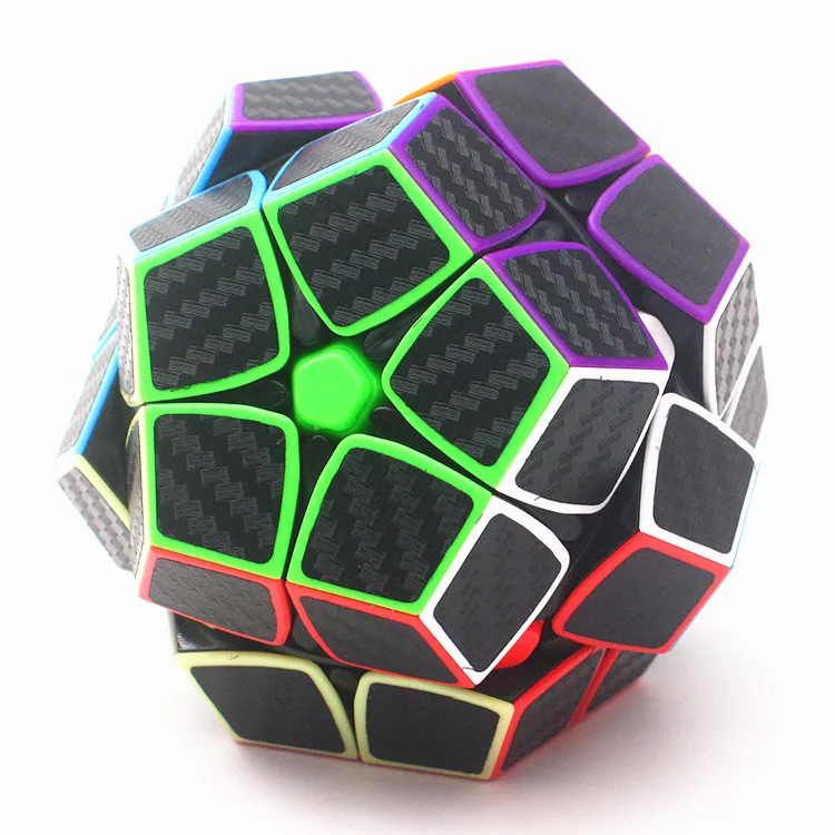 Zcube 2x2 megamins Кубик из углеродного волокна скоростной кубик Dodecahedron головоломка