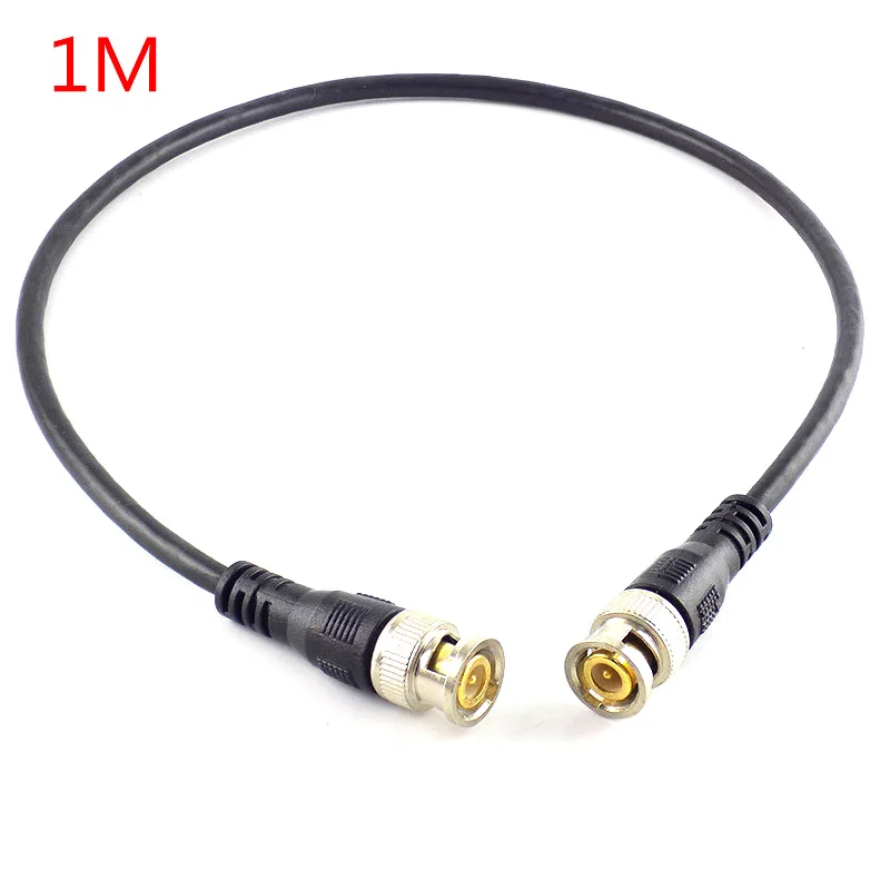 Gakaki Bnc соединительный кабель 1 м Rg59 коаксиальный Bnc штекер Соединительный кабель для видеонаблюдения Аксессуары для видеокамеры