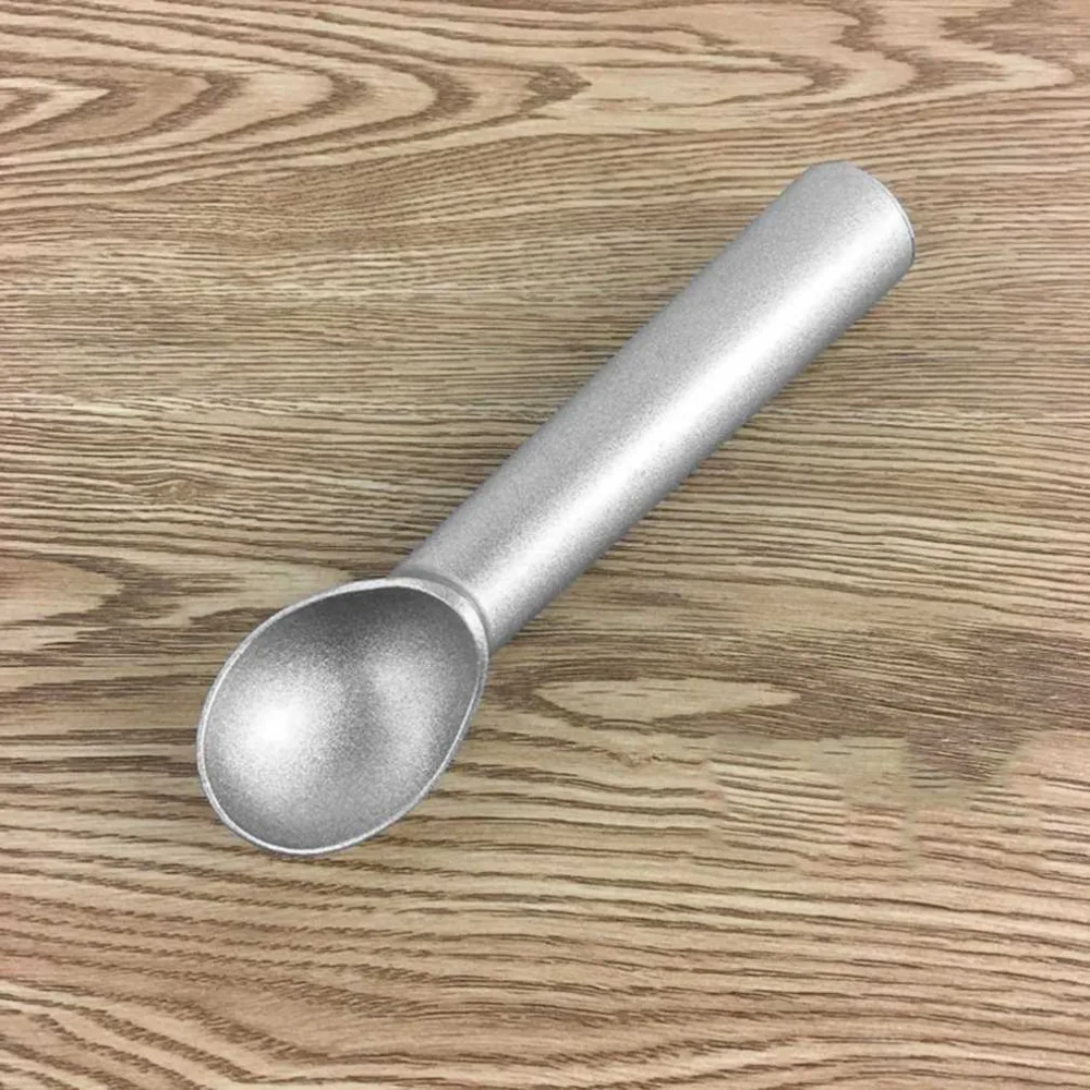 2017 18cm Aluminum Alloy Ice Cream Scoop Spoon Portable Kitchen Tool Practical Non-Stick Anti-Freeze Accessories |