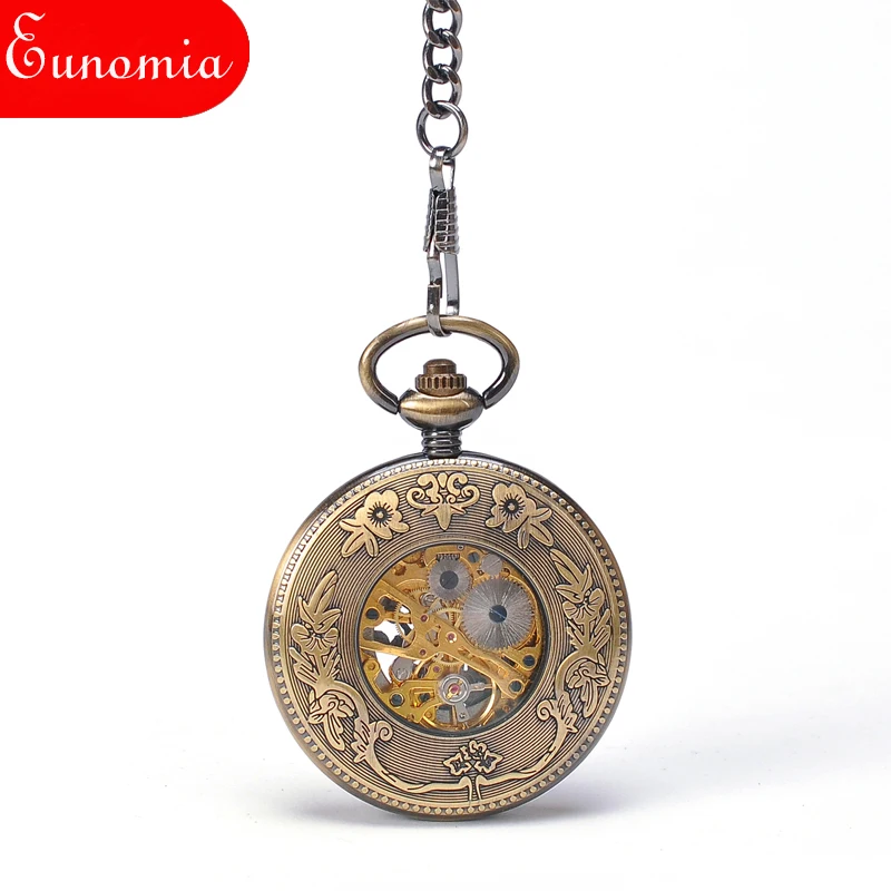 Счастливый Китайский традиционный Феникс и Роза кулон механические бронзовые