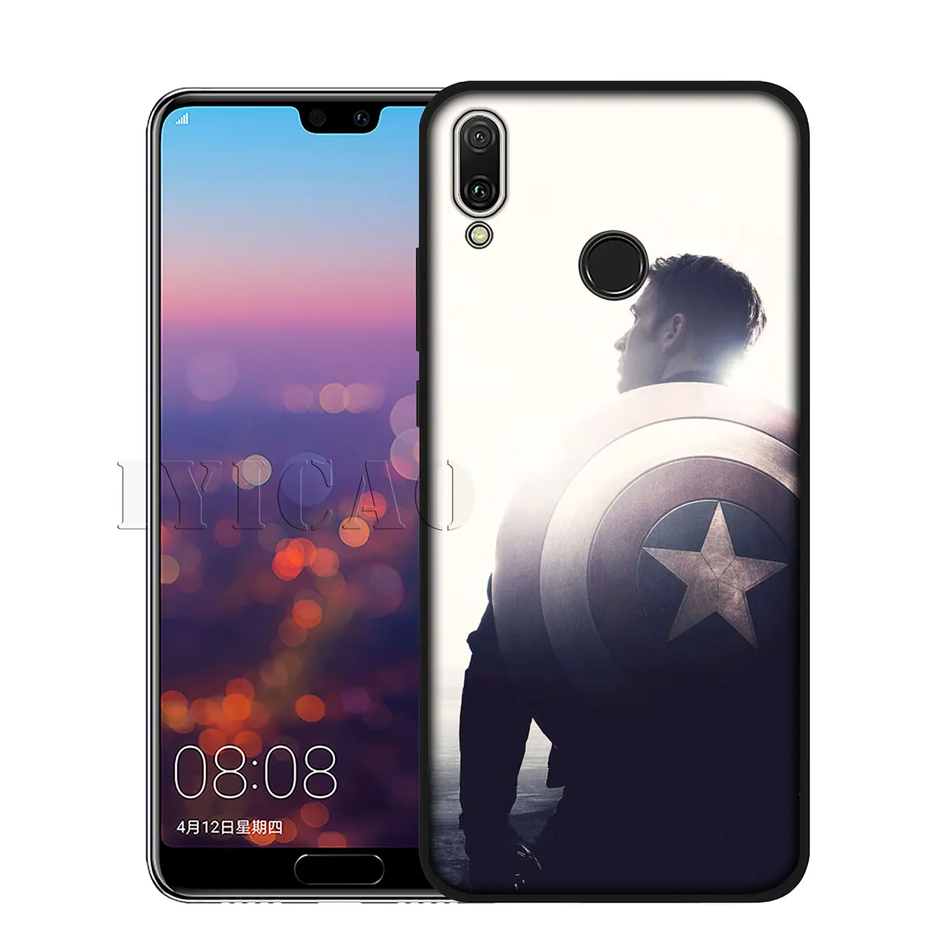 4 Мягкий чехол IYICAO MARVEL Мстители для huawei P20 Pro P10 P8 P9 P30 Lite Mini P Smart - Цвет: 4