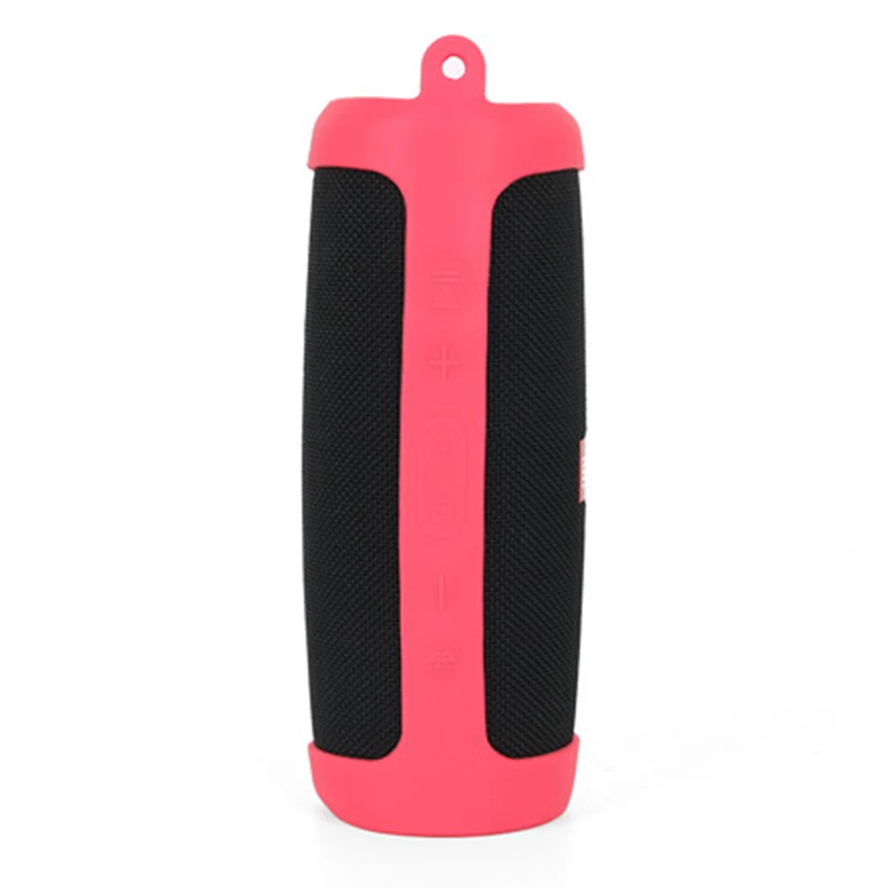Silicone Red 2 в 1 жесткий EVA сумка для хранения на молнии+ Мягкий силиконовый чехол для JBL Charge 4 Bluetooth динамик для JBL Charge 4 Чехол - Цвет: Silicone Red