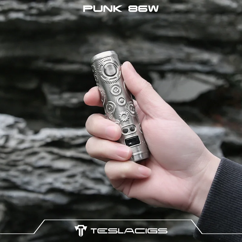 Новинка Tesla Punk 86 Вт механический мод Teslacigs электронная сигарета панк Vape питание от