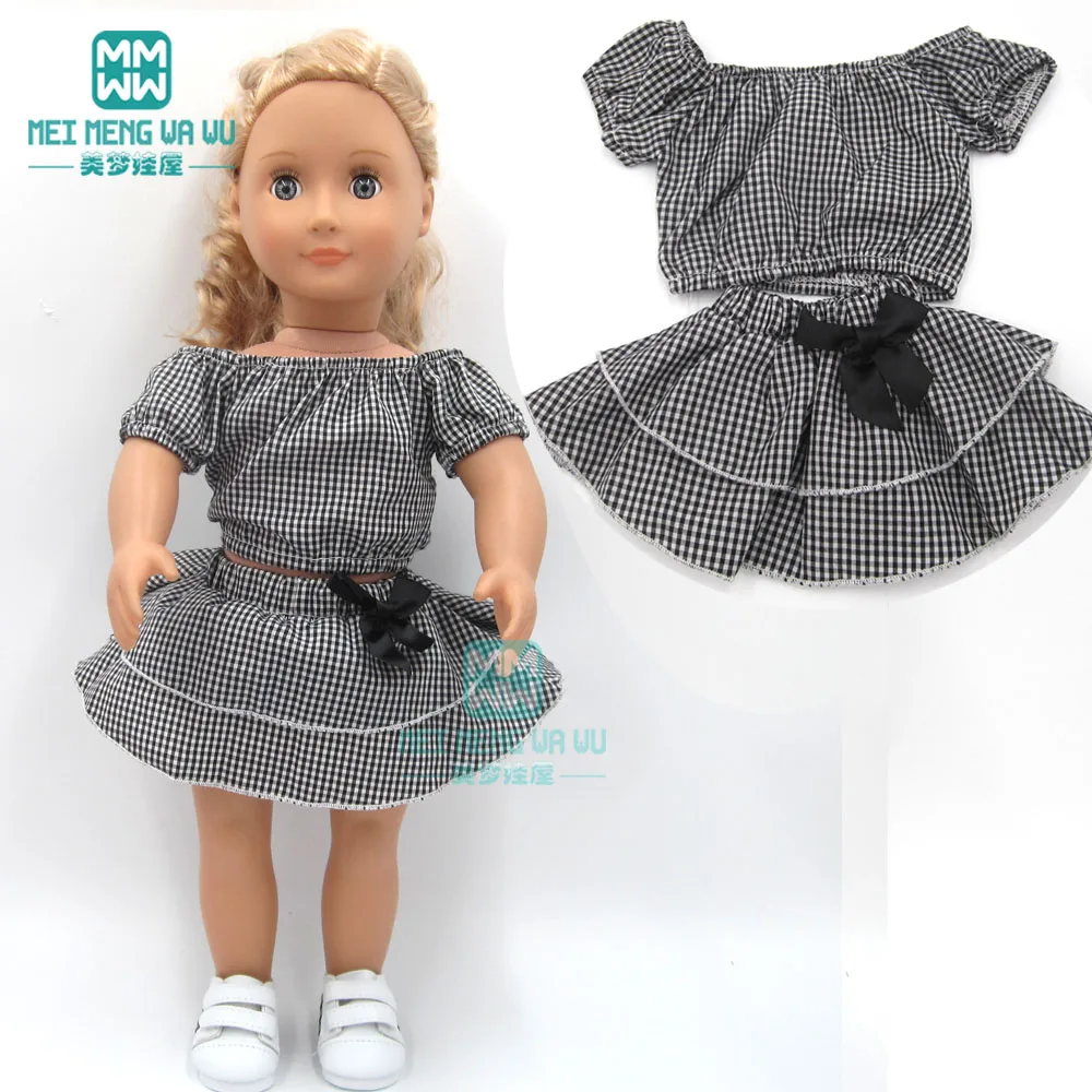 Одежда для куклы подходит американских кукол 43 см и новорожденных повседневная
