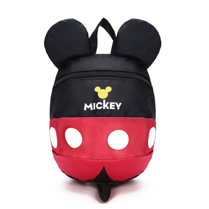 A Детский плюшевый рюкзак disney Милый Минни и Микки Маус плюшевая сумка мягкая игрушка детская школьная сумка в подарок на день рождения - Цвет: A