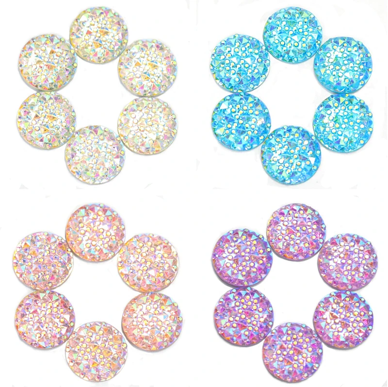 АКЦИЯ 100 шт. резиновые круглые стразы для шитья с 2 отверстиями швейные бусины