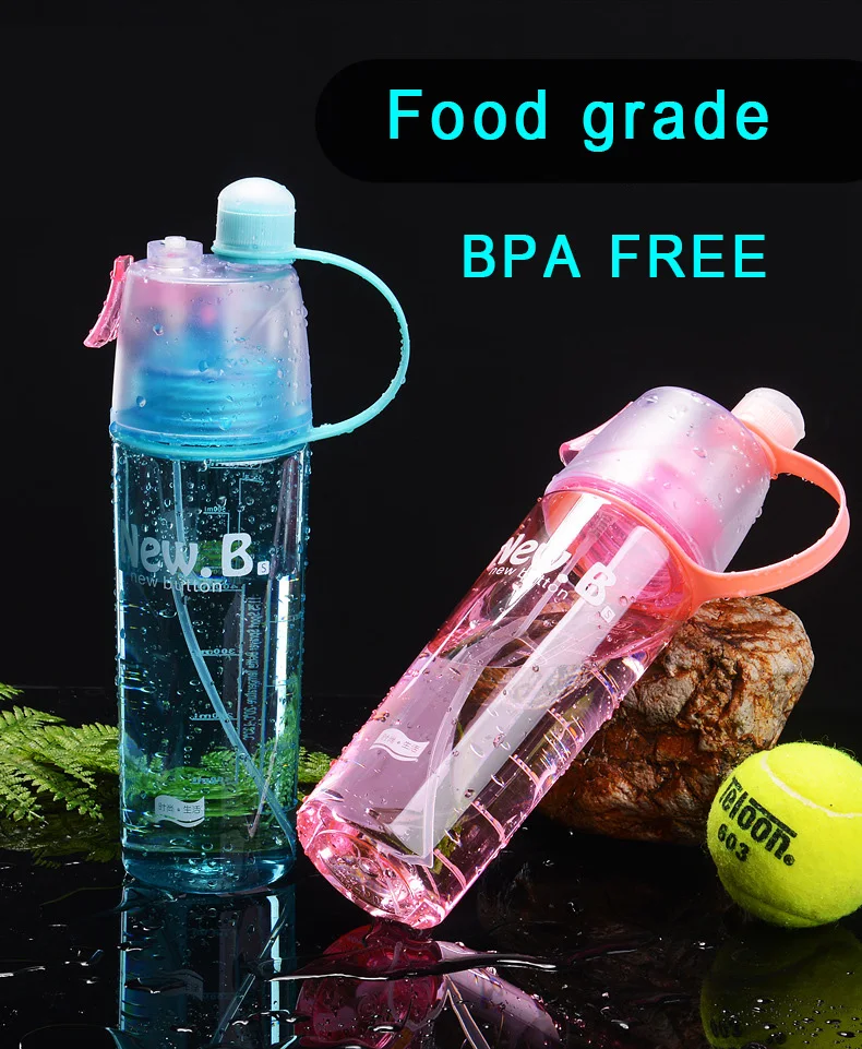 600 мл бутылка для воды agua Спортивная бутылка спрей бутылки для воды gourde en plastique Спорт Тренажерный зал напиток botellas garrafas de agua кувшин
